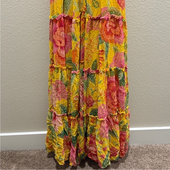 Farm Rio Macaw Bloom Tiered Dress - Picture 10 of 13